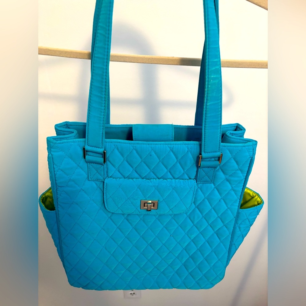 Vera Bradley Peacock Blue Tote